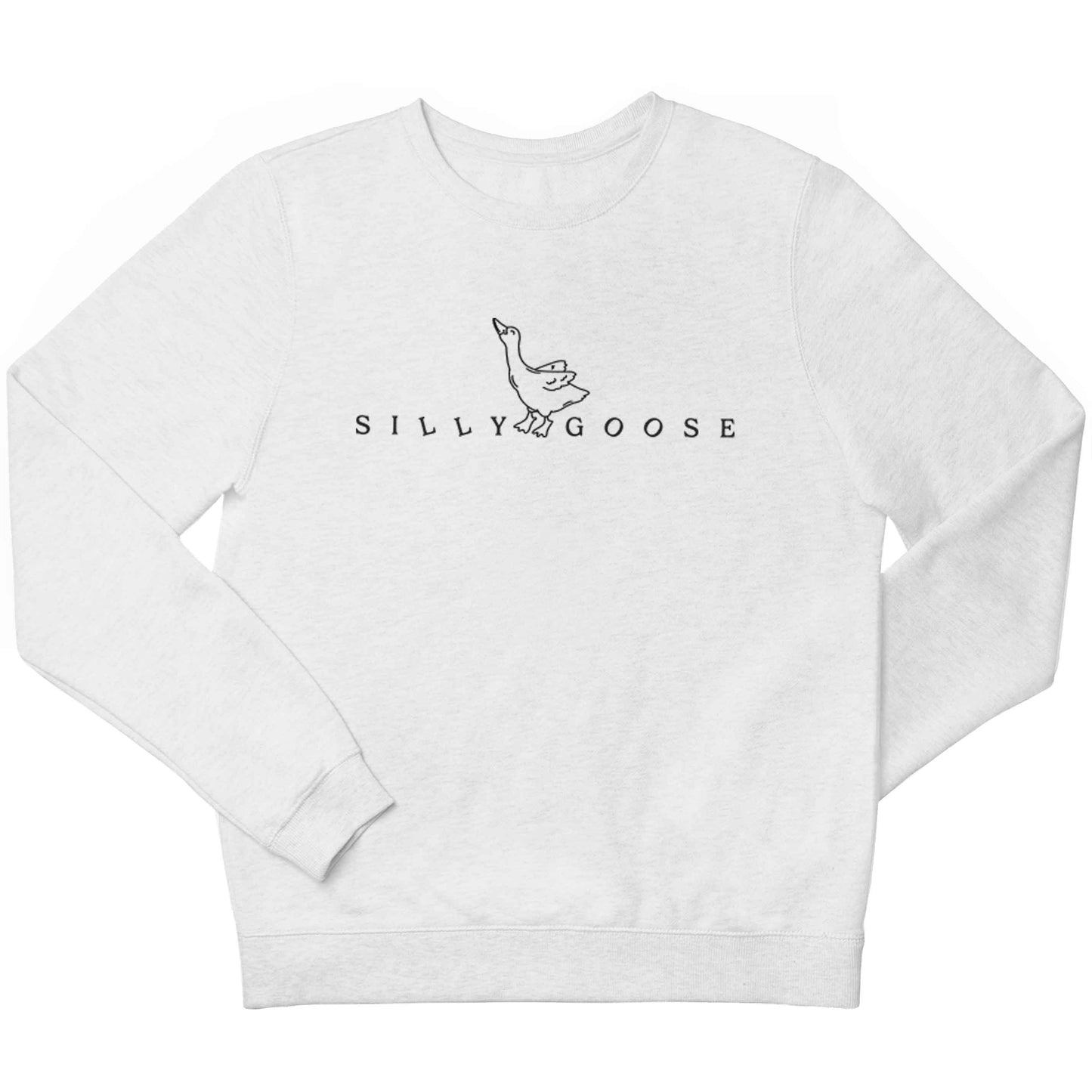 Silly goose children's white sweater 12-13 Years