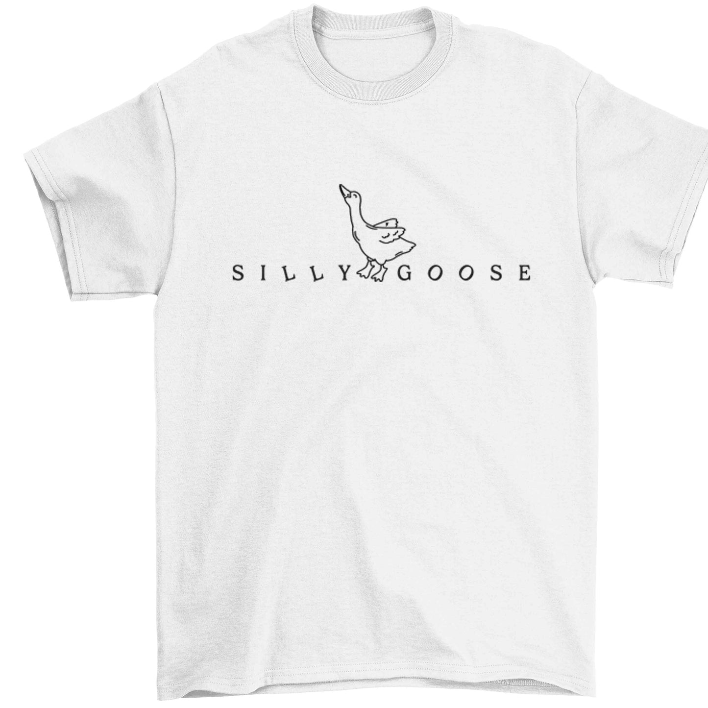 Silly goose Children's white Tshirt 12-13 Years
