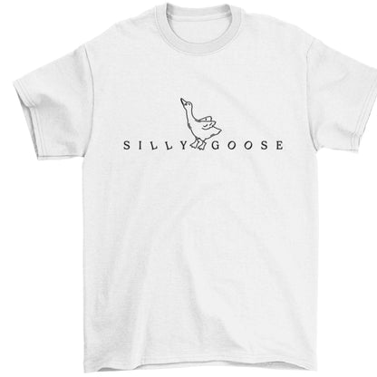 Silly goose Children's white Tshirt 12-13 Years
