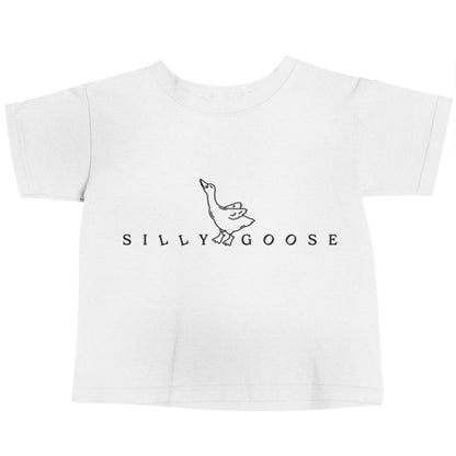 Silly goose white baby toddler Tshirt 2 Years