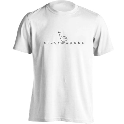 Silly goose adults unisex white Tshirt 2XL
