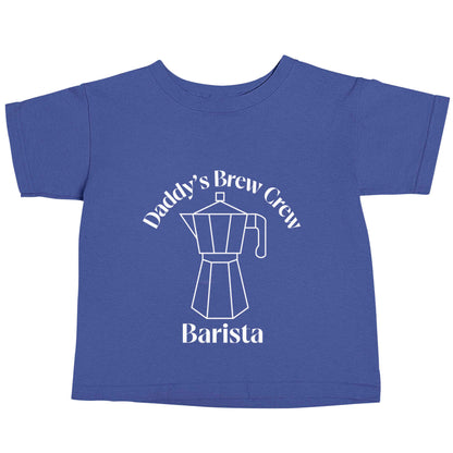 Daddy's brew crew blue baby toddler Tshirt 2 Years