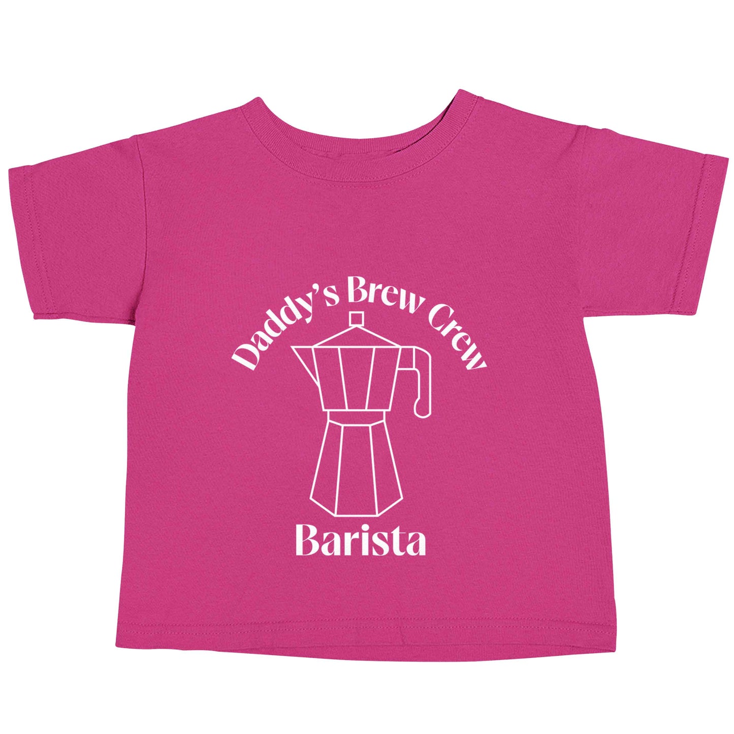 Daddy's brew crew pink baby toddler Tshirt 2 Years