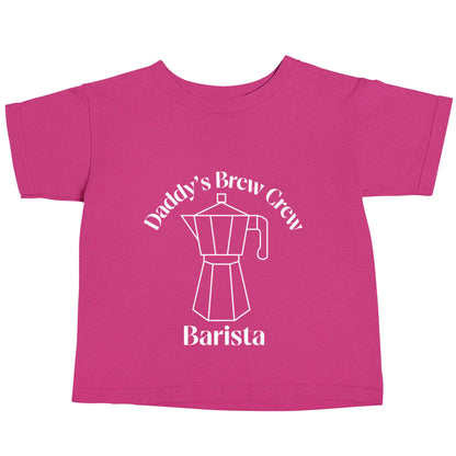 Daddy's brew crew pink baby toddler Tshirt 2 Years