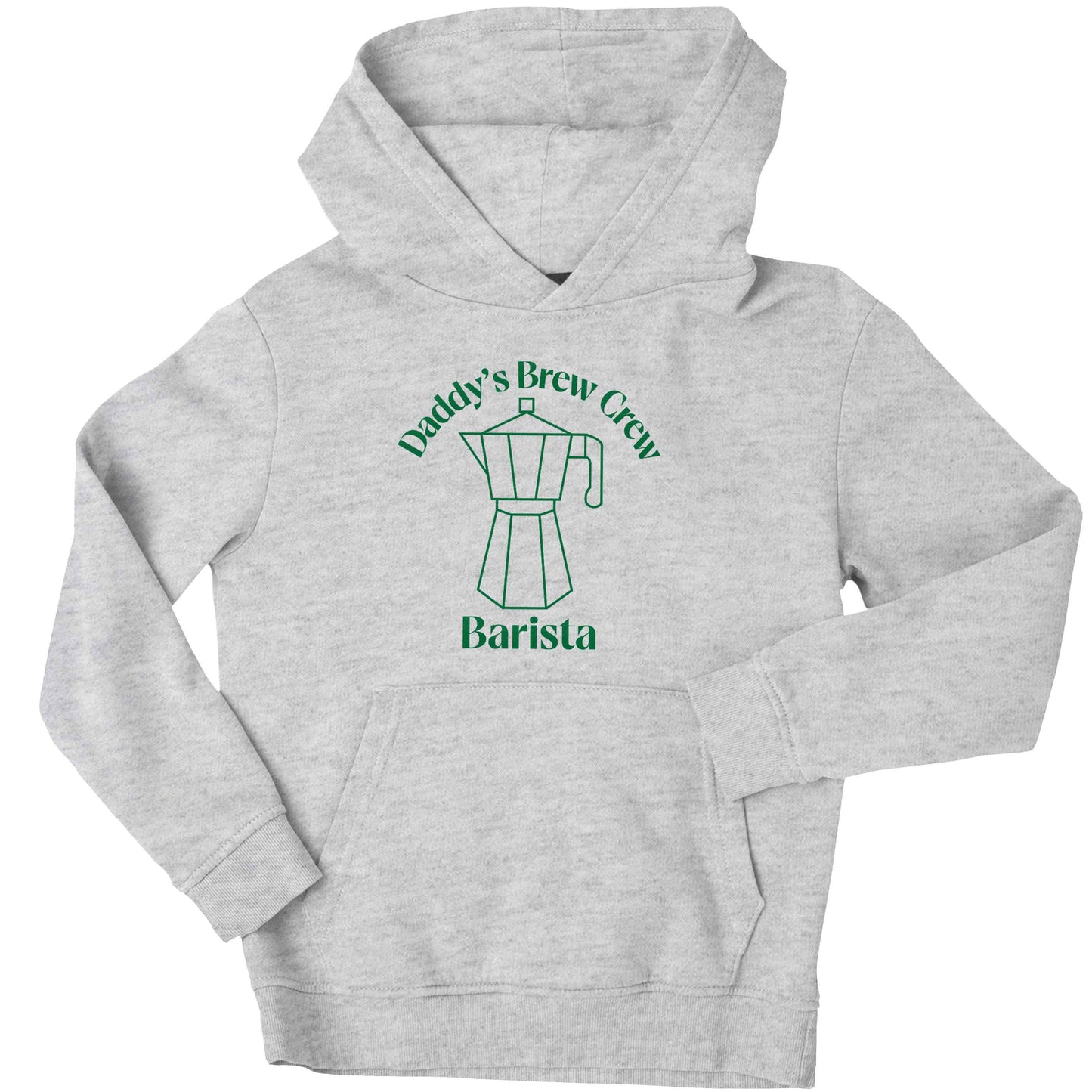 Daddy's brew crew children's grey hoodie 12-13 Years