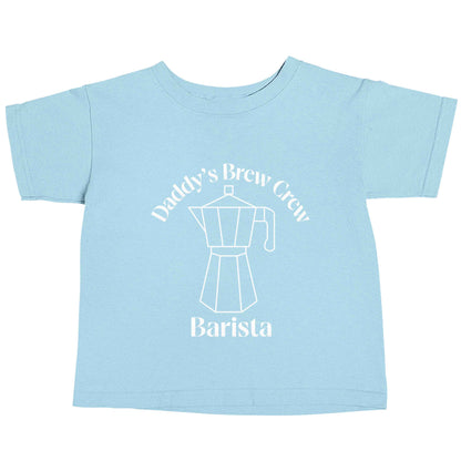Daddy's brew crew light blue baby toddler Tshirt 2 Years