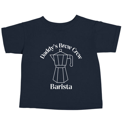 Daddy's brew crew navy baby toddler Tshirt 2 Years