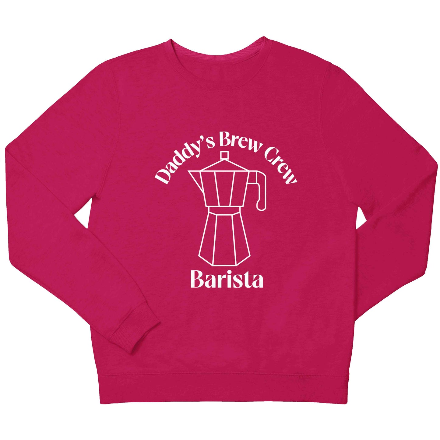 Daddy's brew crew children's pink sweater 12-13 Years