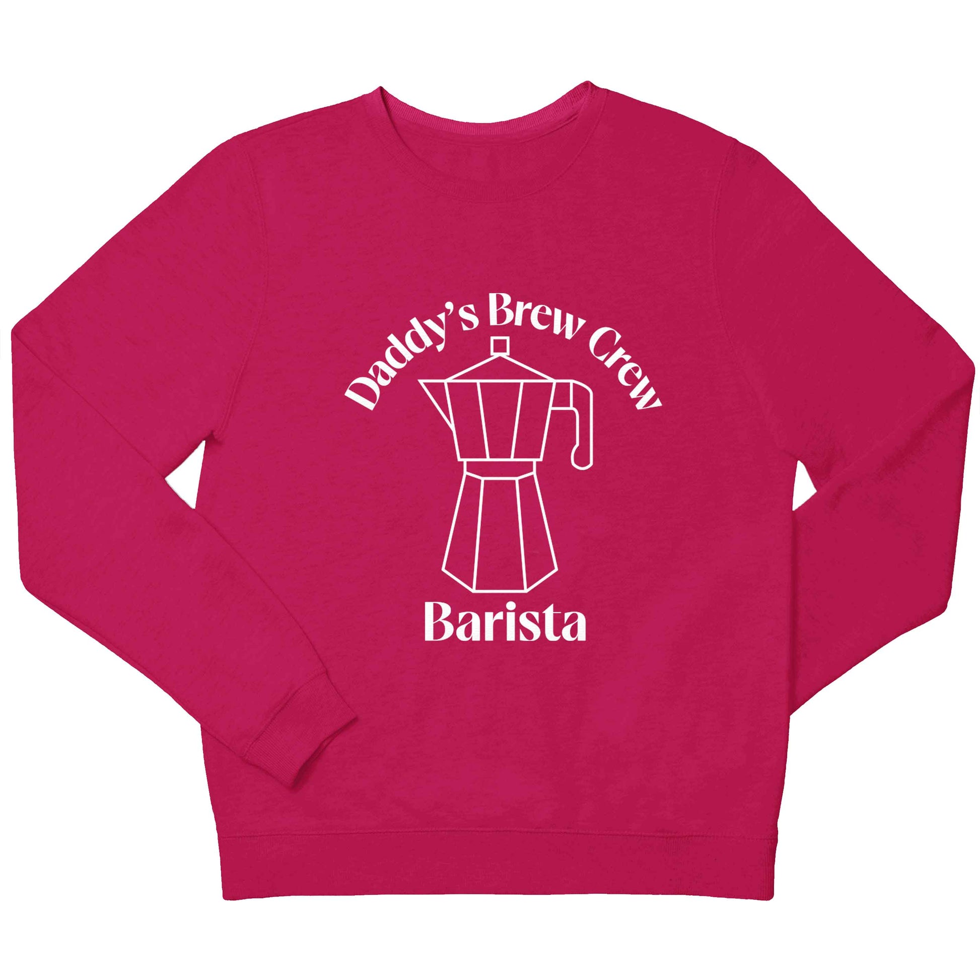 Daddy's brew crew children's pink sweater 12-13 Years