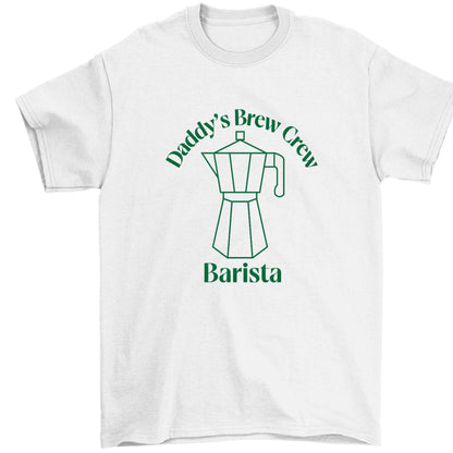 Daddy's brew crew Children's white Tshirt 12-13 Years
