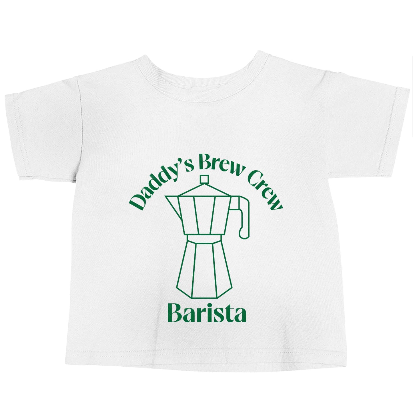 Daddy's brew crew white baby toddler Tshirt 2 Years