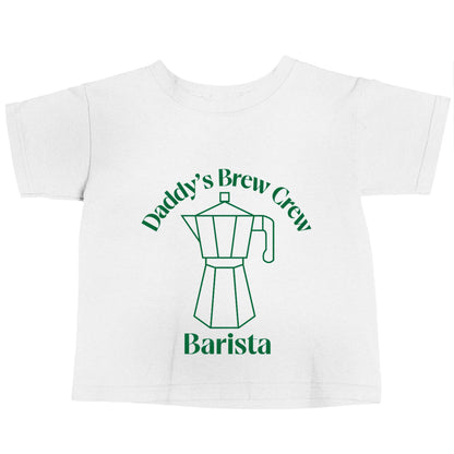 Daddy's brew crew white baby toddler Tshirt 2 Years