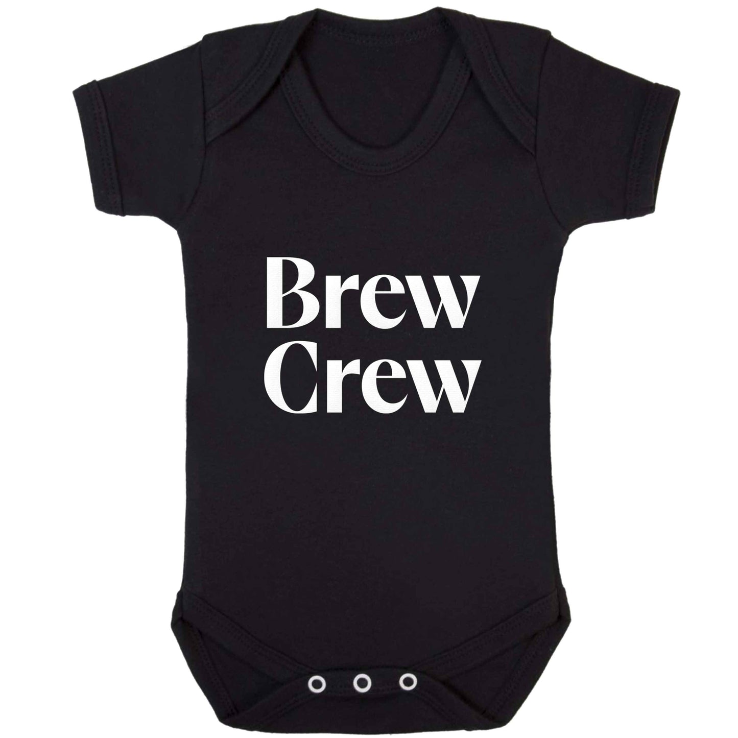 Brew crew baby bodysuit black 18-24 months