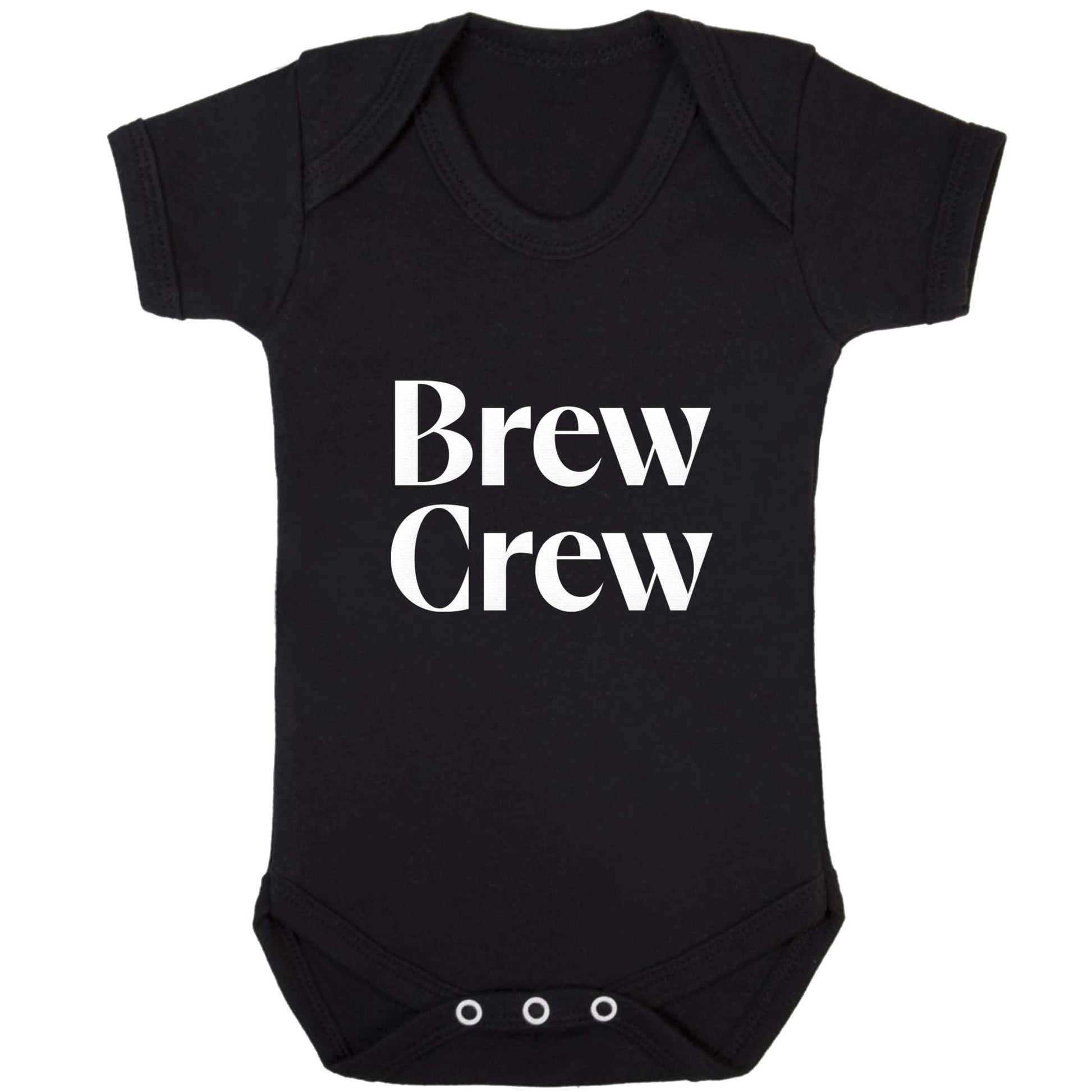 Brew crew baby bodysuit black 18-24 months