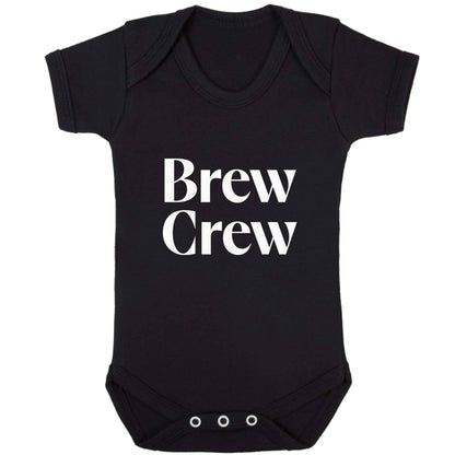 Brew crew baby bodysuit black 18-24 months