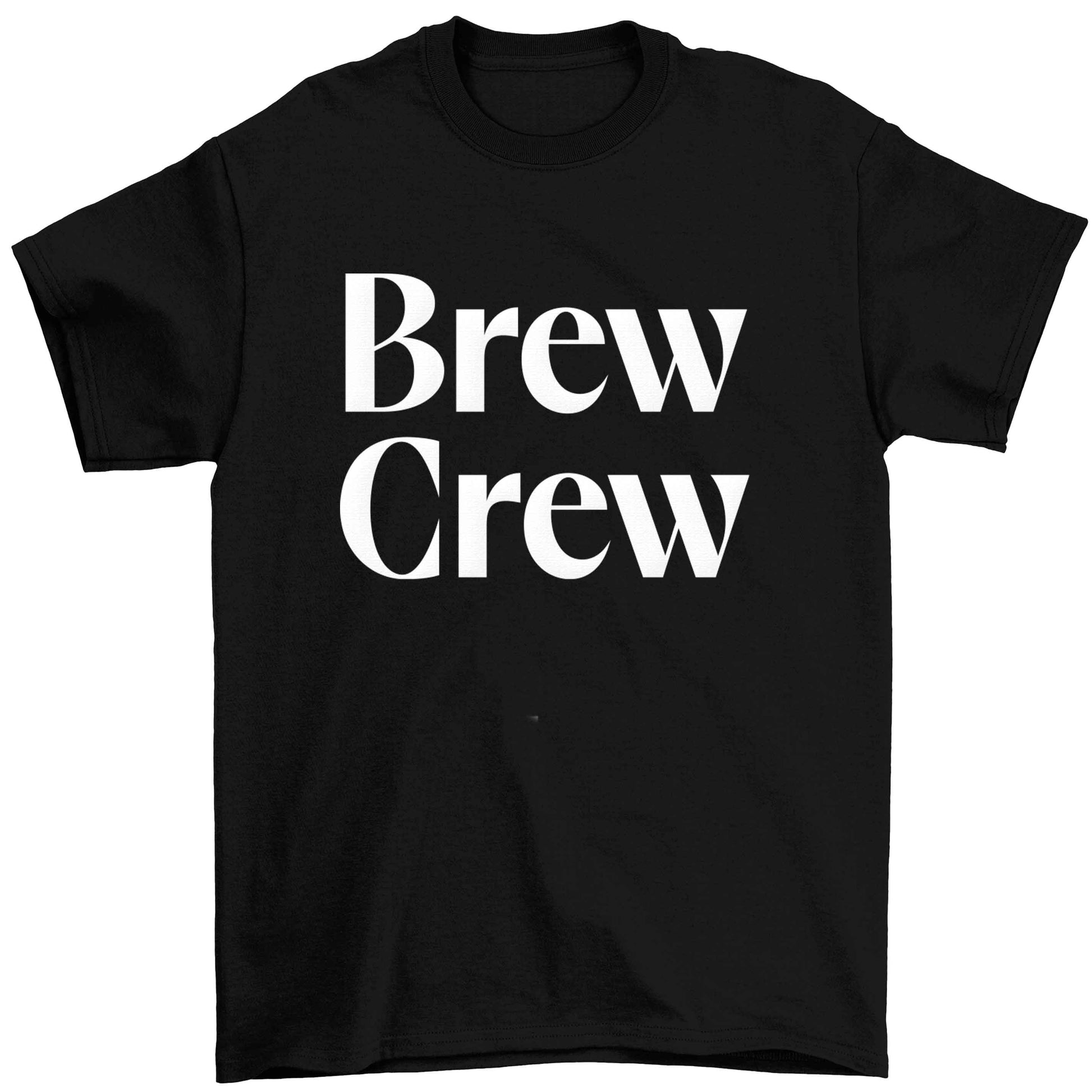 Brew crew Children's black Tshirt 12-13 Years
