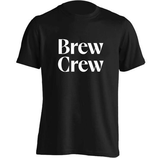 Brew crew adults unisex black Tshirt 2XL