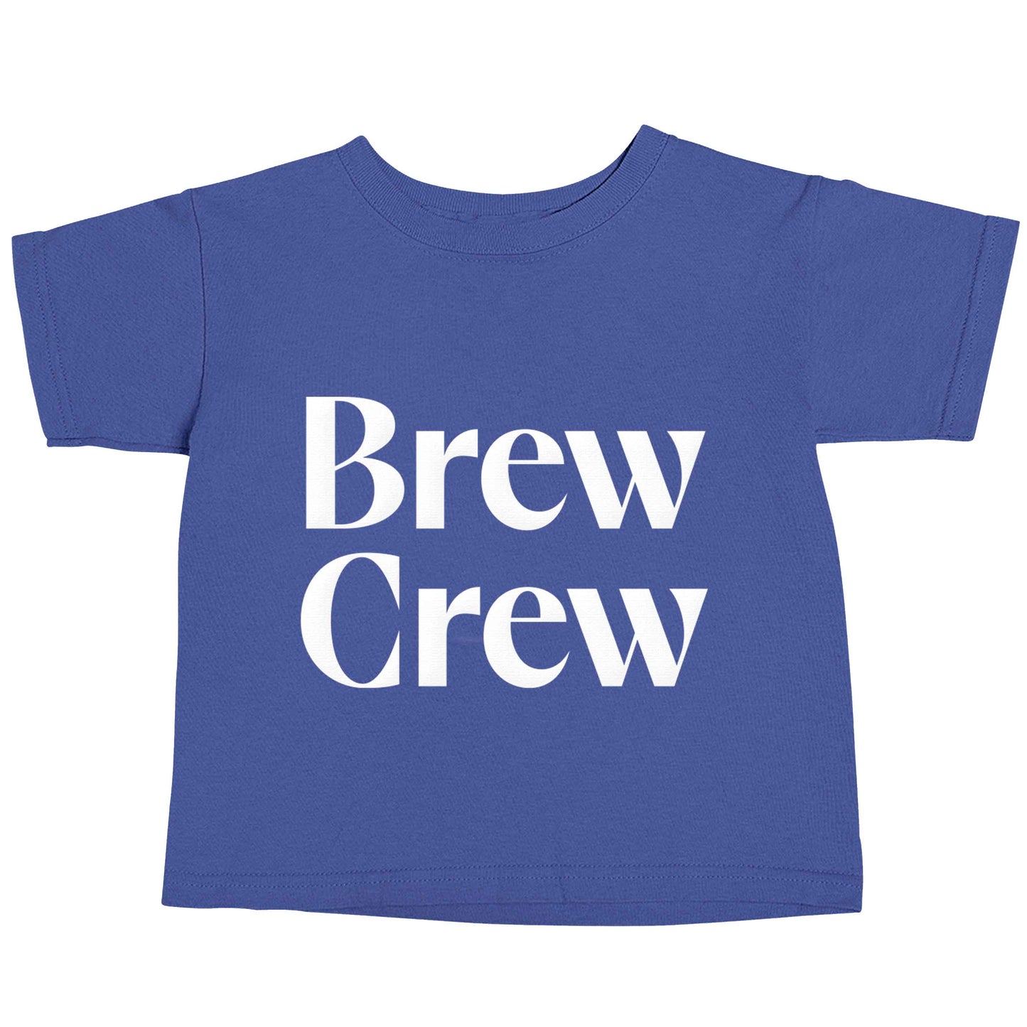 Brew crew blue baby toddler Tshirt 2 Years