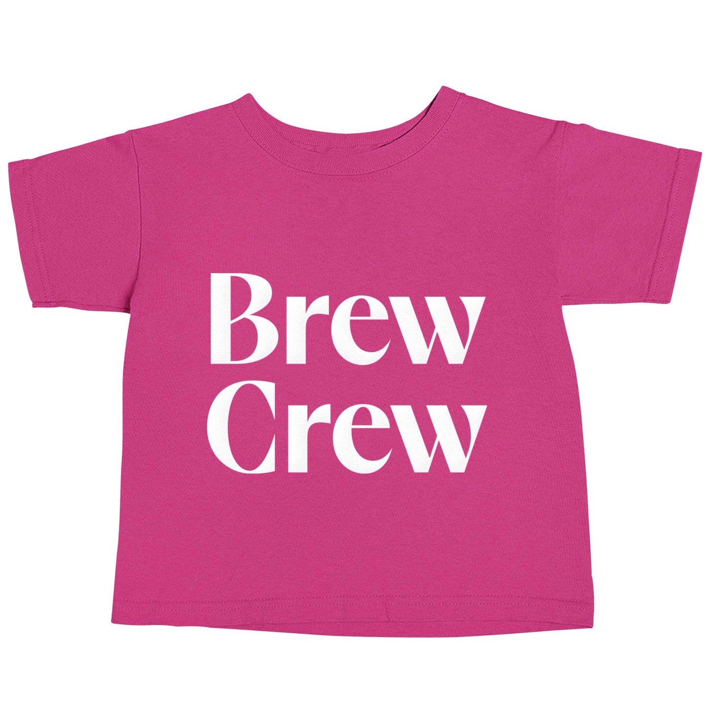 Brew crew pink baby toddler Tshirt 2 Years
