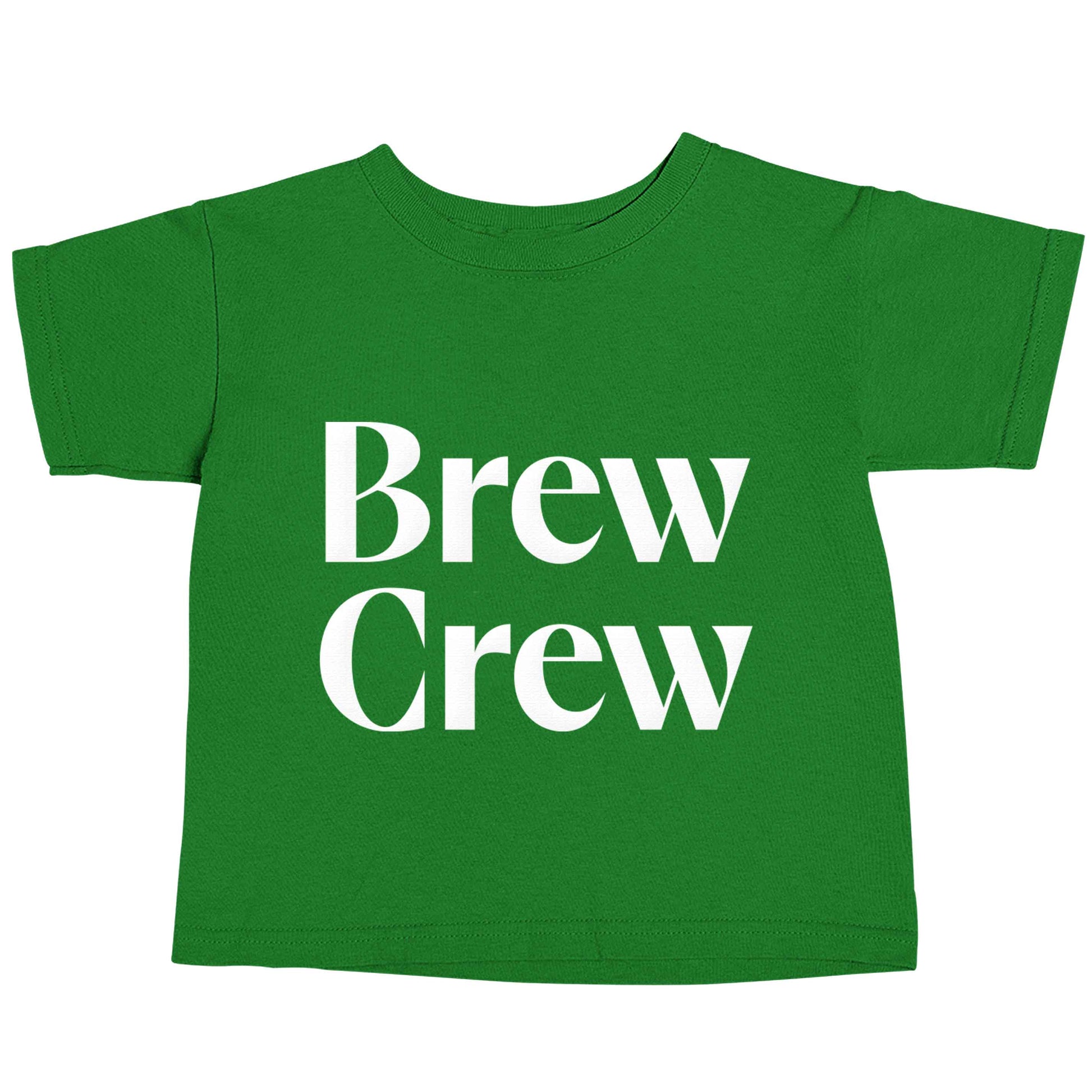 Brew crew green baby toddler Tshirt 2 Years