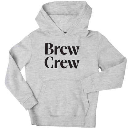 Brew crew children's grey hoodie 12-13 Years