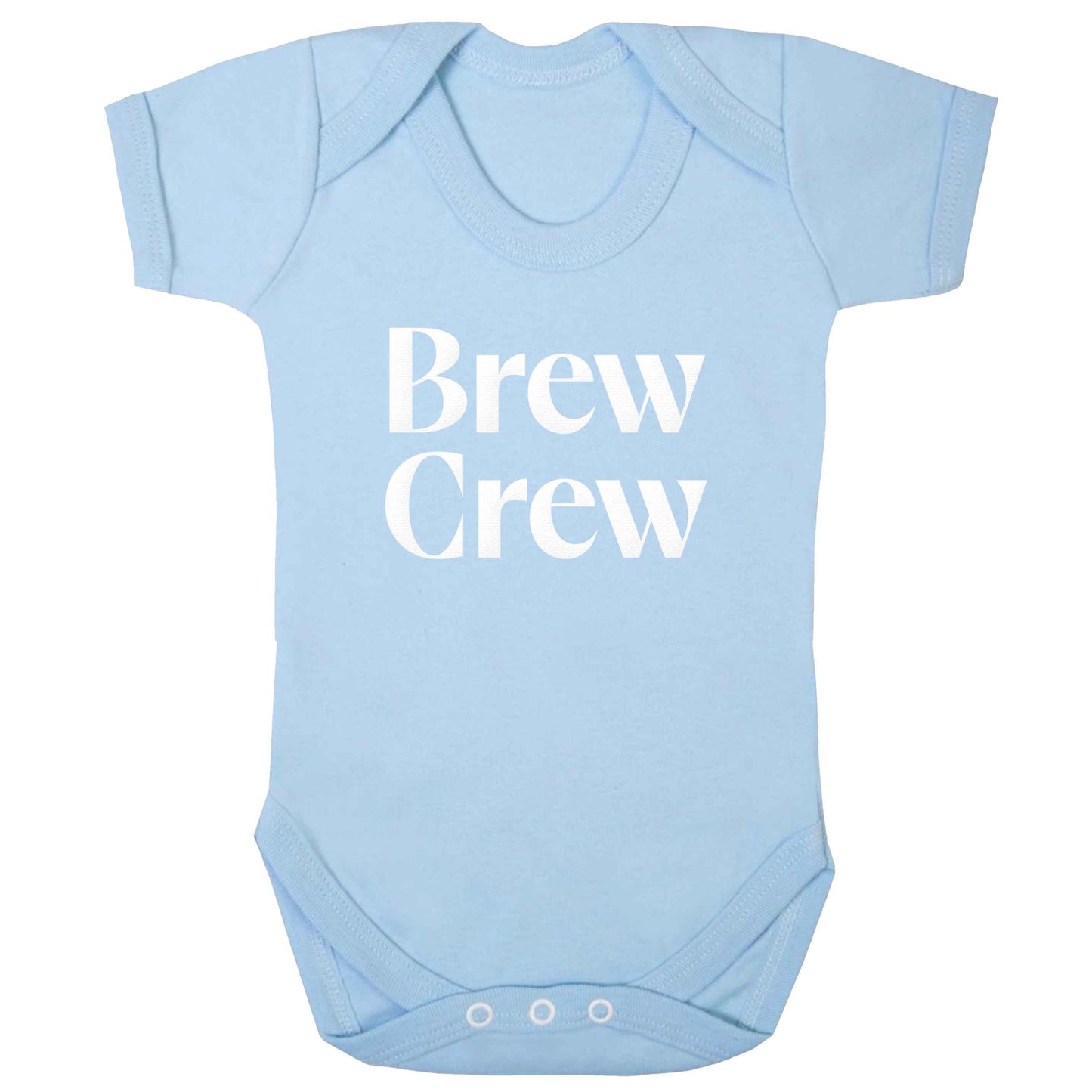 Brew crew baby bodysuit pale blue 18-24 months