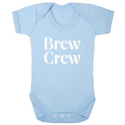 Brew crew baby bodysuit pale blue 18-24 months