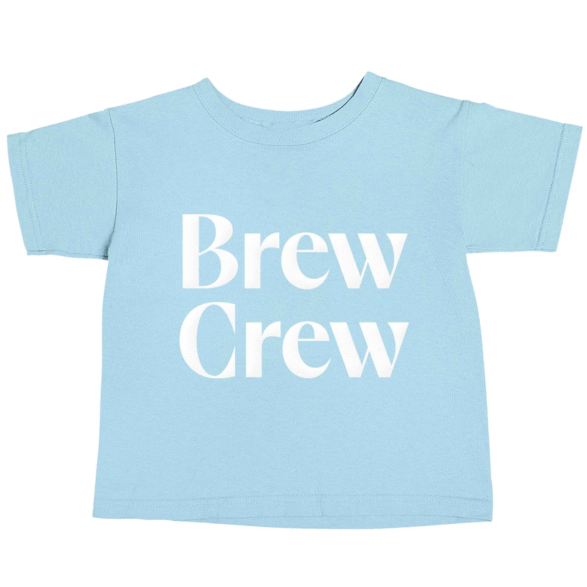 Brew crew light blue baby toddler Tshirt 2 Years