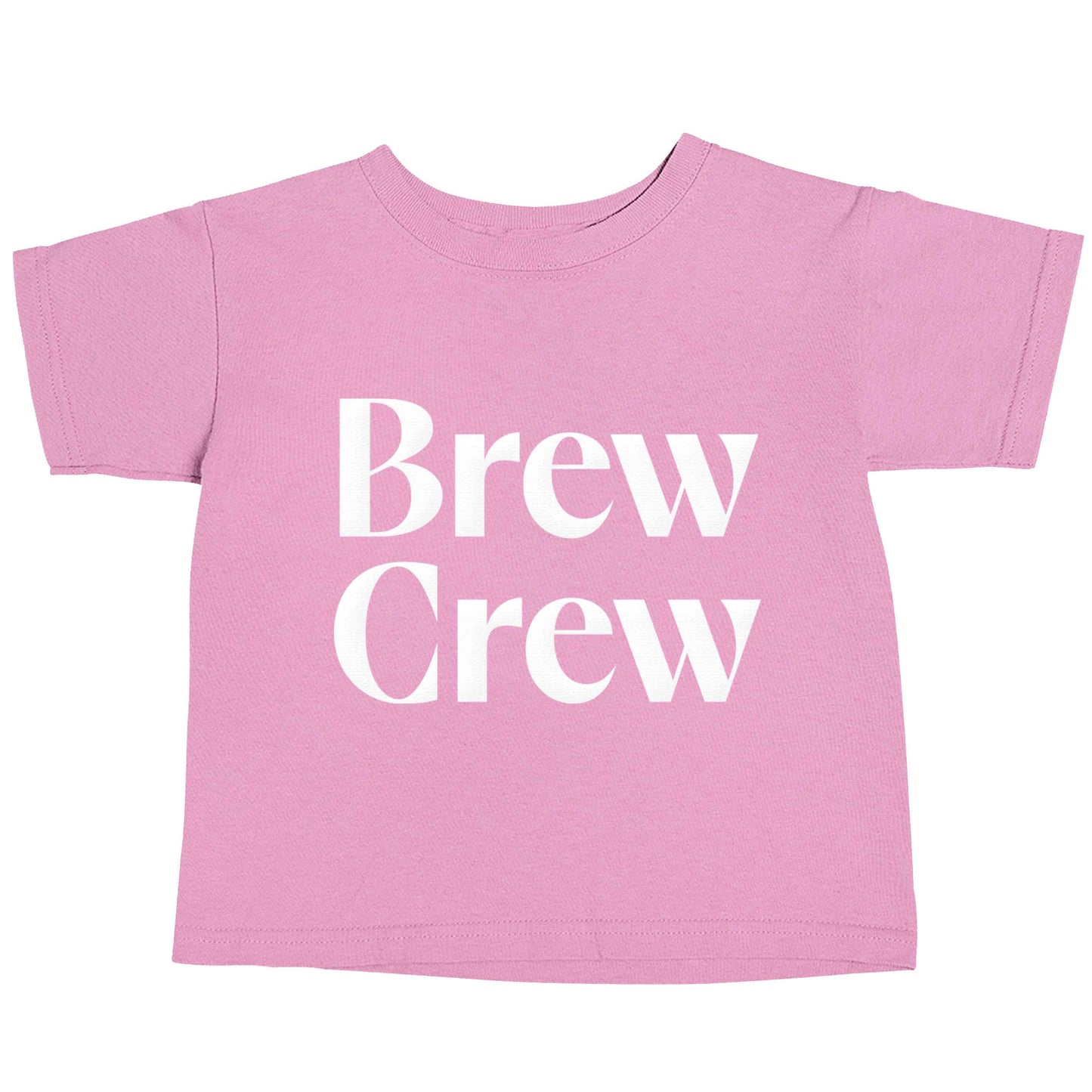 Brew crew light pink baby toddler Tshirt 2 Years