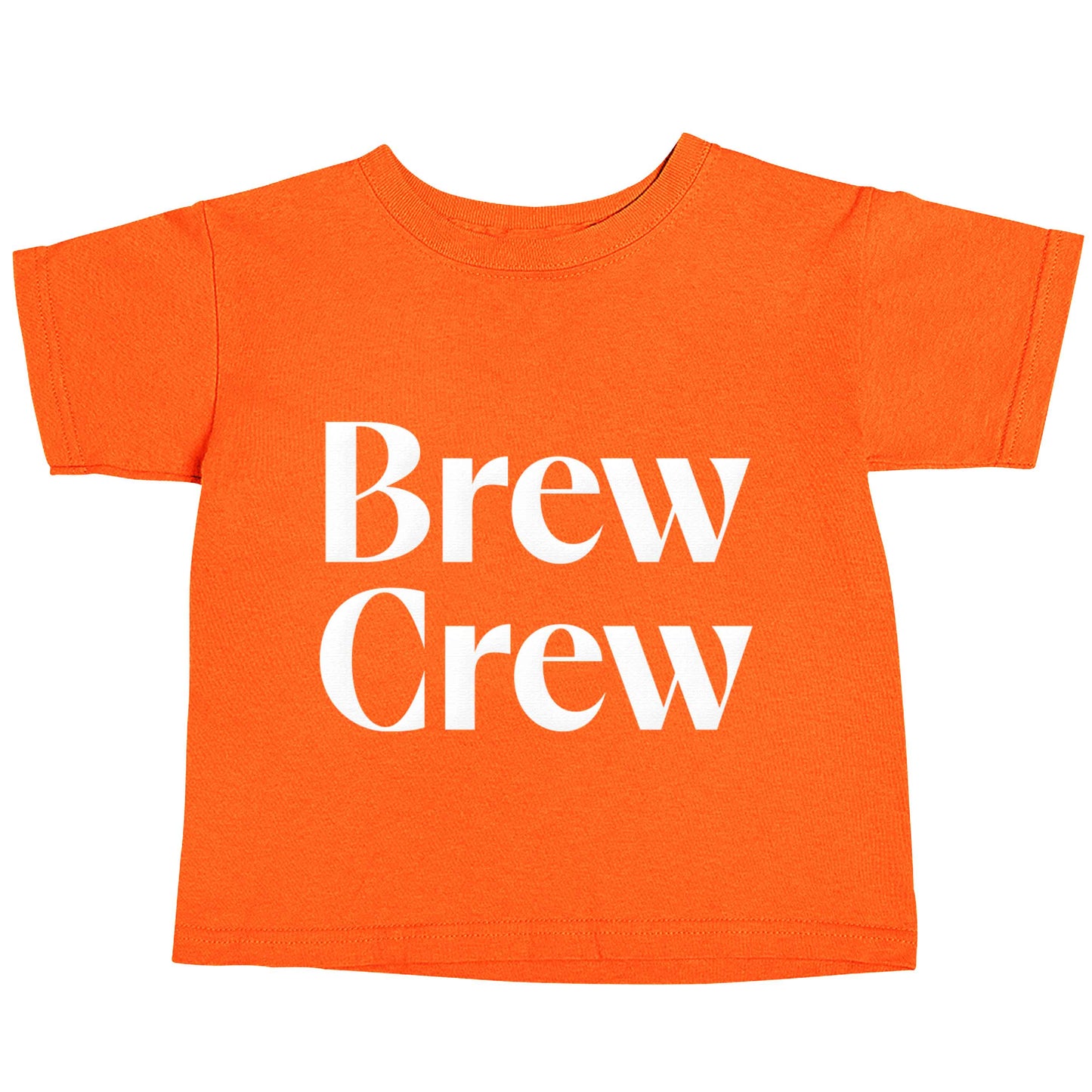 Brew crew orange baby toddler Tshirt 2 Years