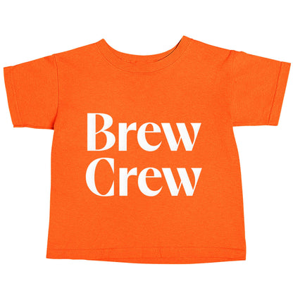 Brew crew orange baby toddler Tshirt 2 Years