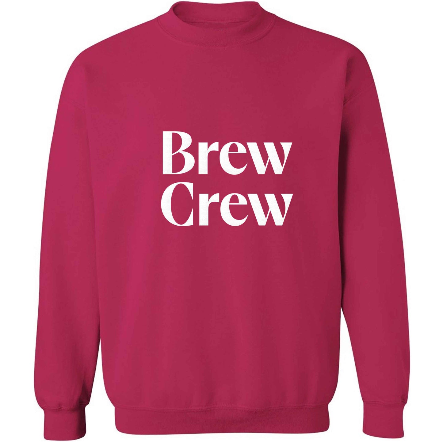 Brew crew adult's unisex pink sweater 2XL