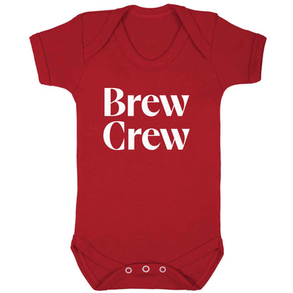 Brew crew baby bodysuit red 18-24 months