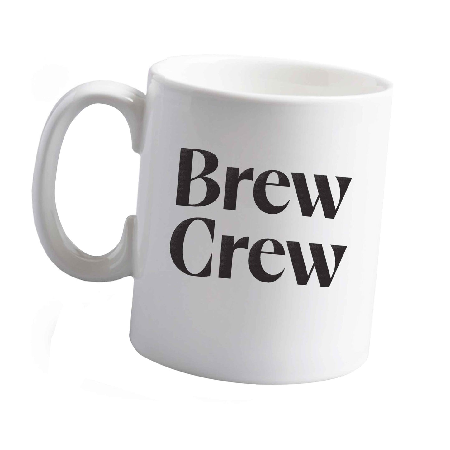 10 oz Brew crew ceramic mug left sided