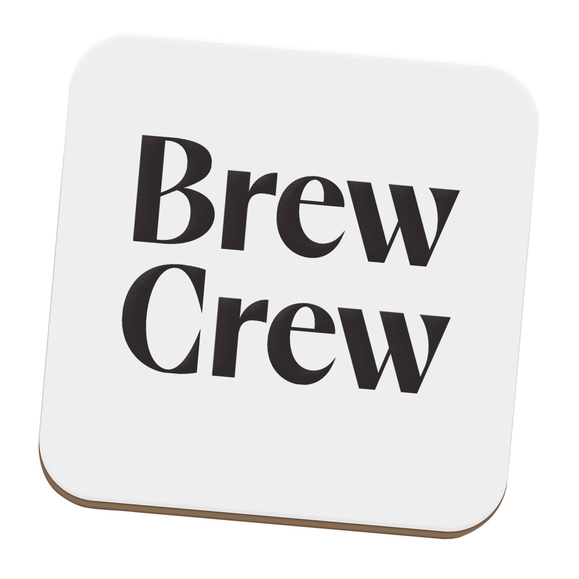 Brew crew set of four coasters