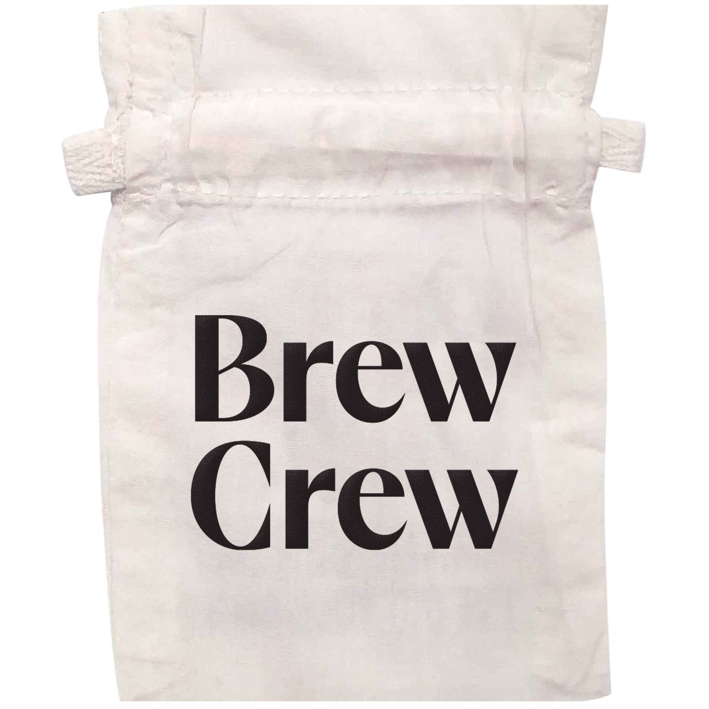 Brew crew | XS - L | Pouch / Drawstring bag / Sack | Organic Cotton | Bulk discounts available!