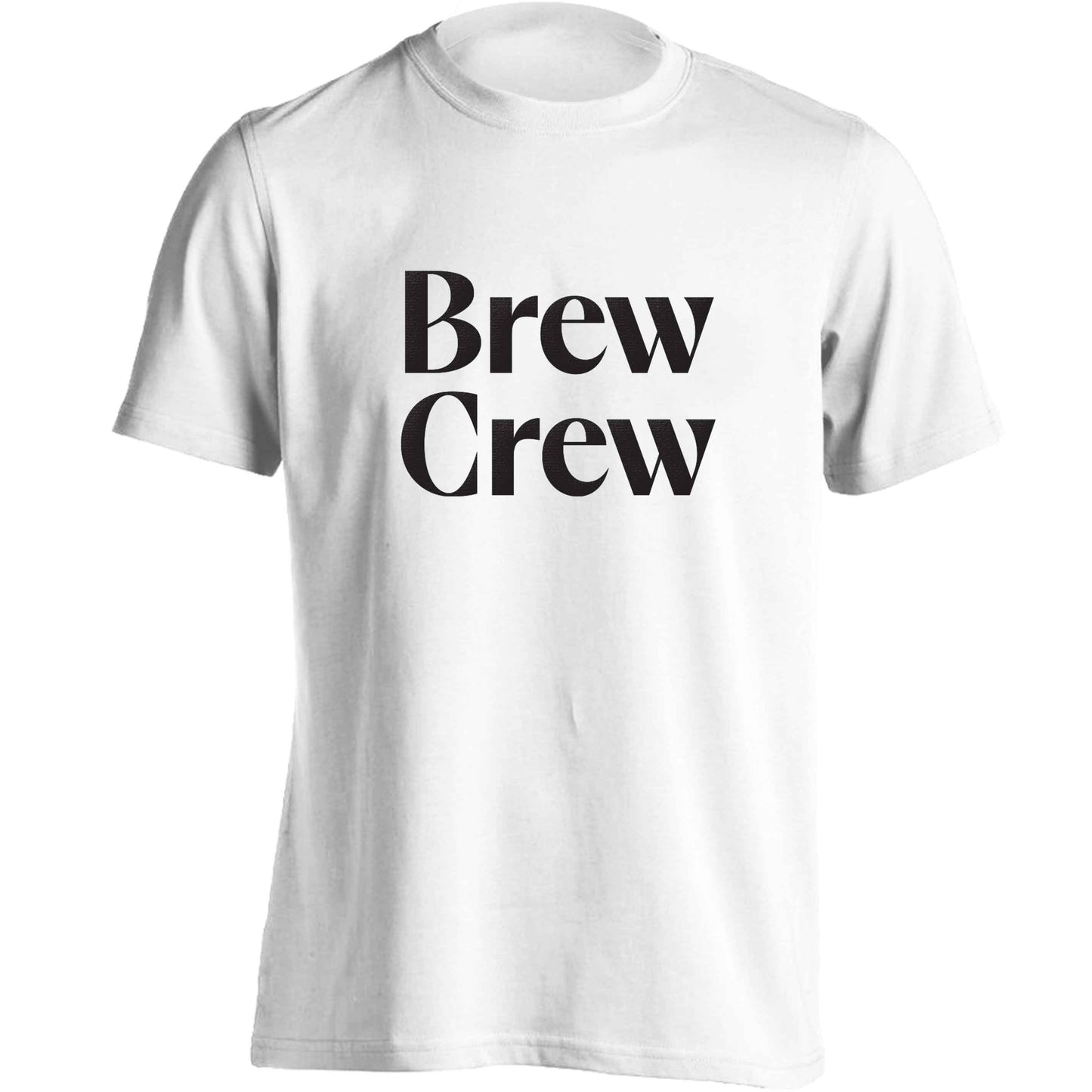 Brew crew adults unisex white Tshirt 2XL