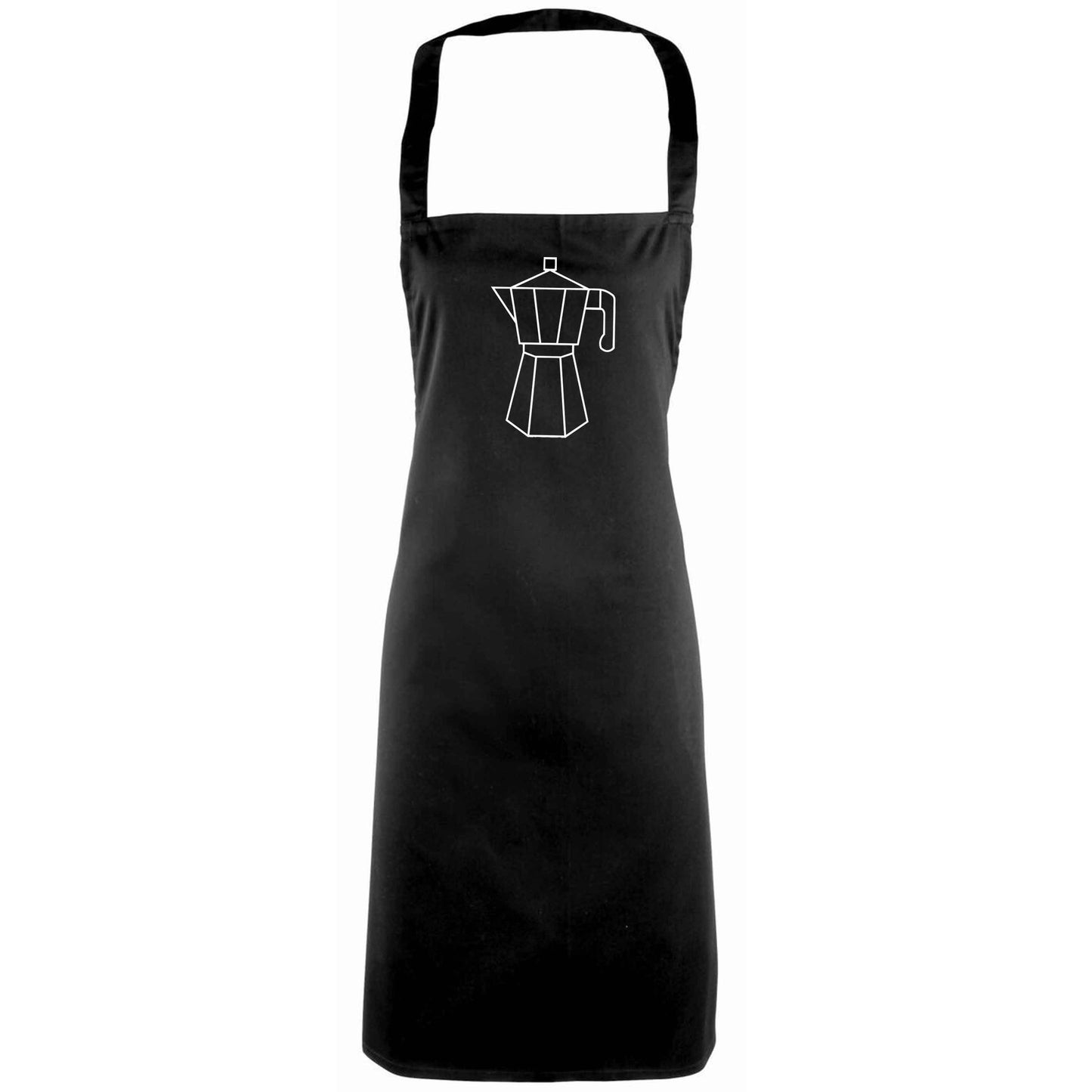 Mokka pot  adults black apron