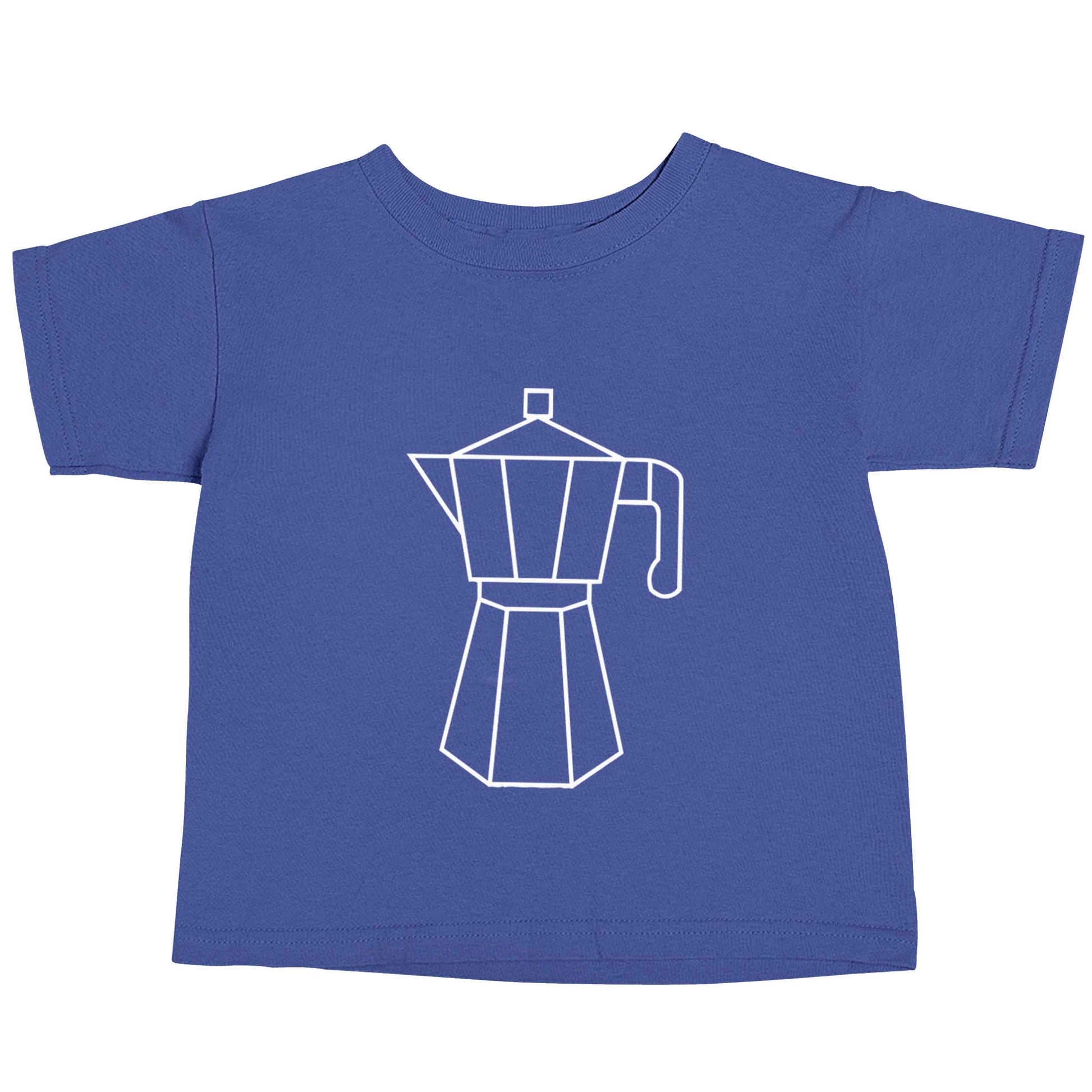 Mokka pot  blue baby toddler Tshirt 2 Years