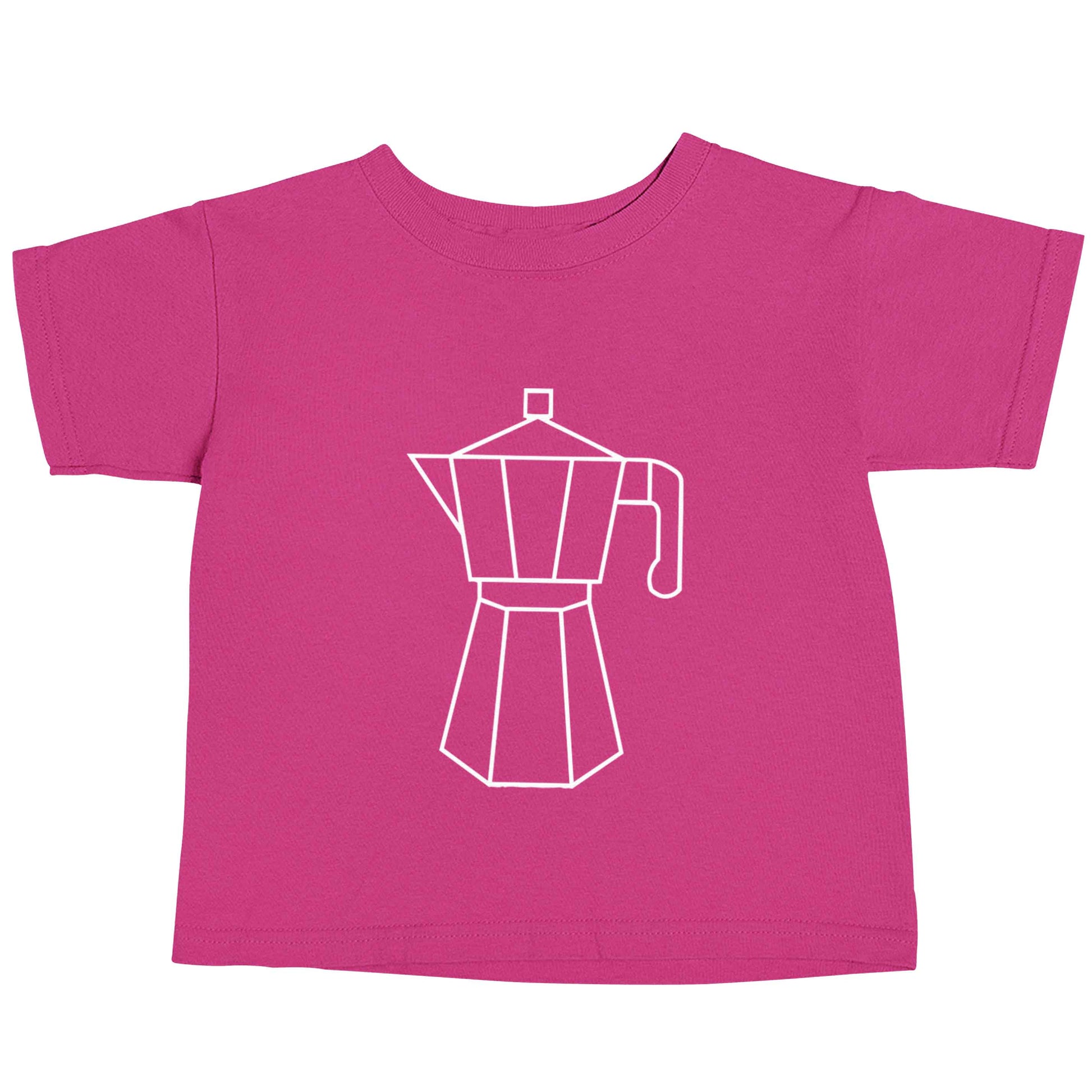 Mokka pot  pink baby toddler Tshirt 2 Years