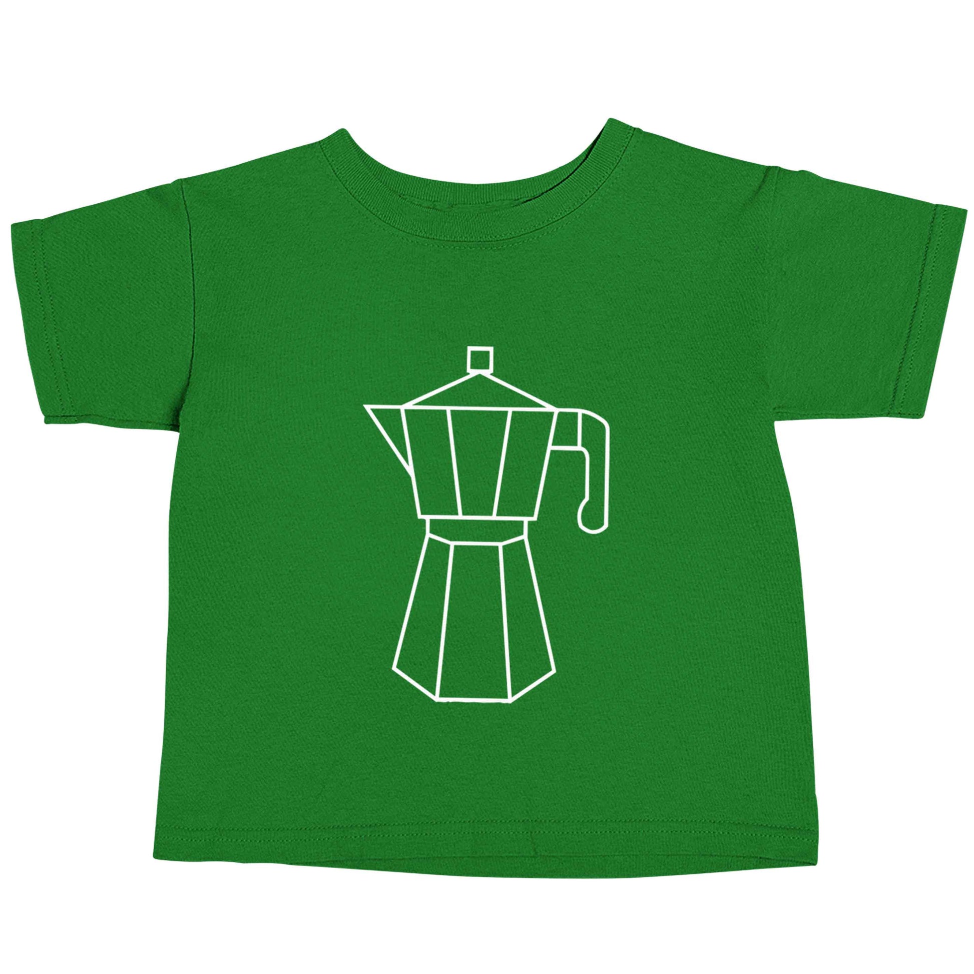 Mokka pot  green baby toddler Tshirt 2 Years