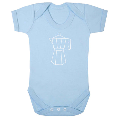 Mokka pot  baby bodysuit pale blue 18-24 months