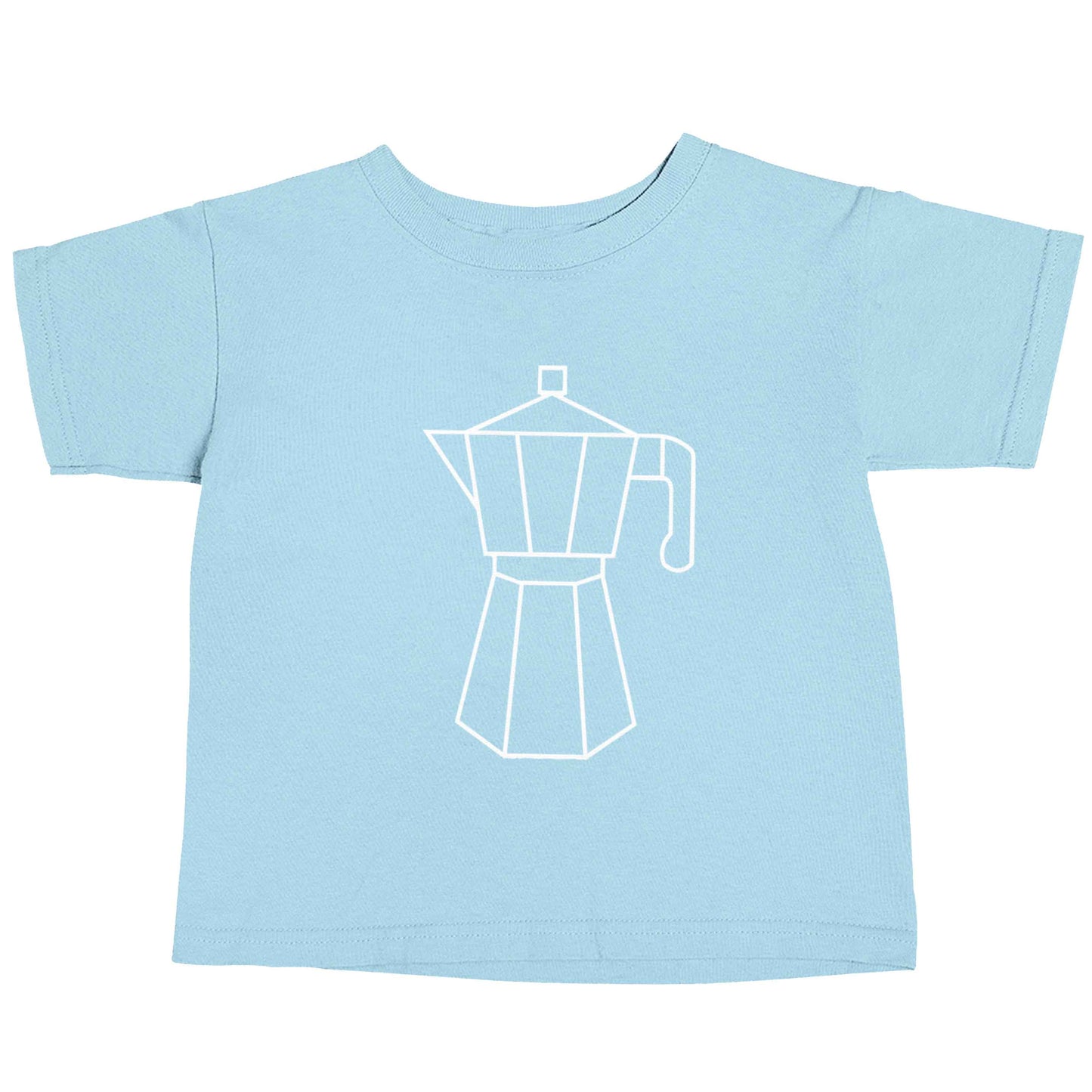 Mokka pot  light blue baby toddler Tshirt 2 Years