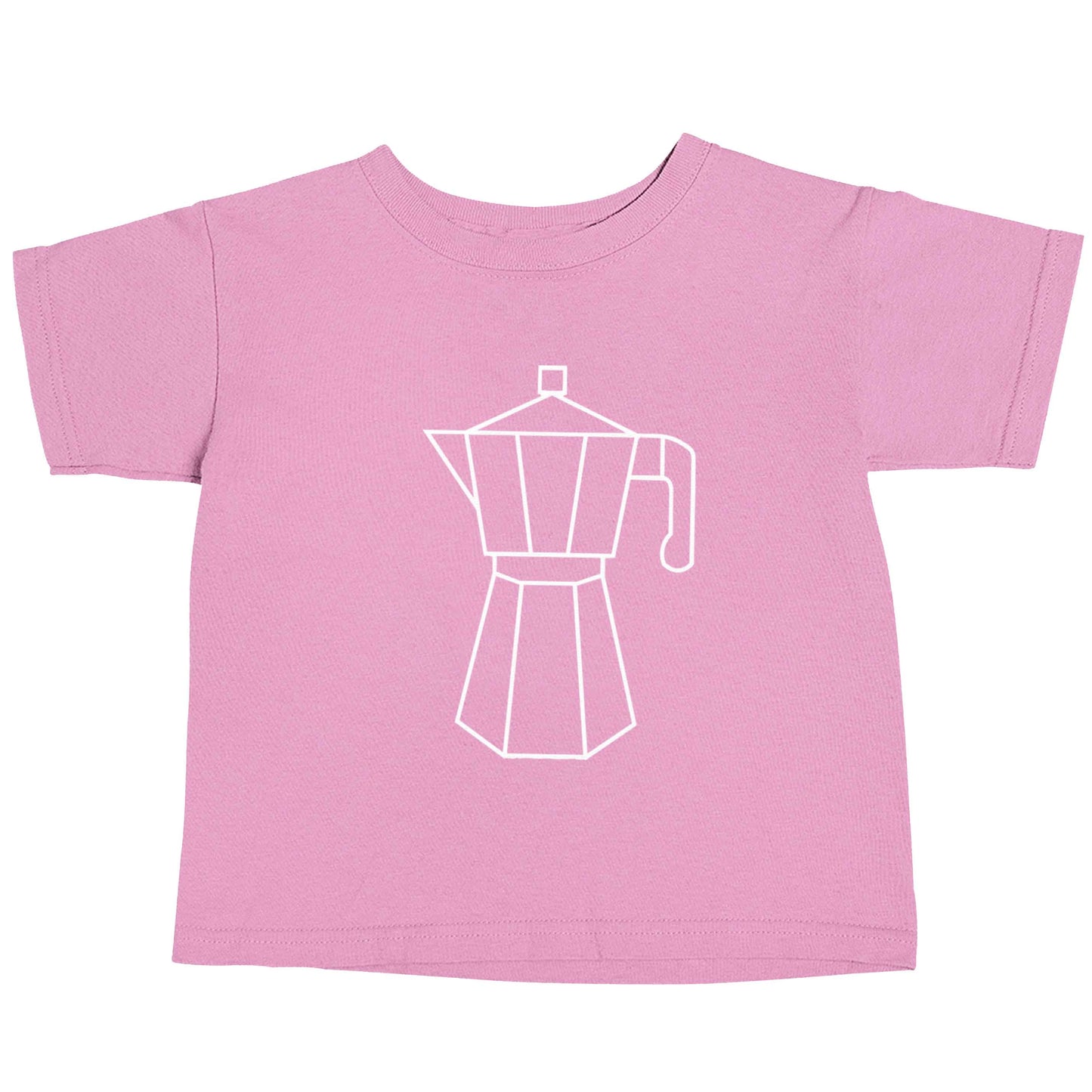 Mokka pot  light pink baby toddler Tshirt 2 Years