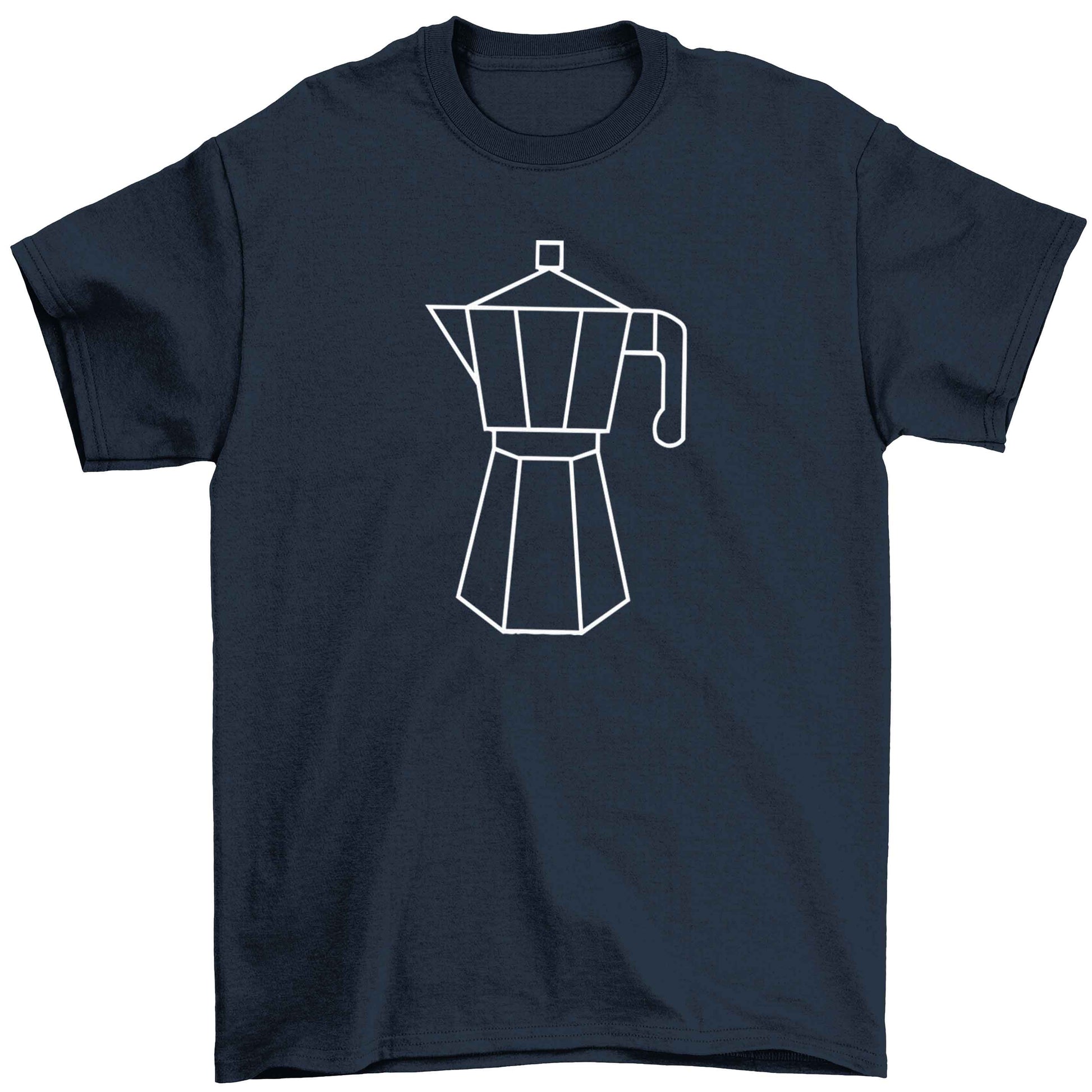 Mokka pot  Children's navy Tshirt 12-13 Years