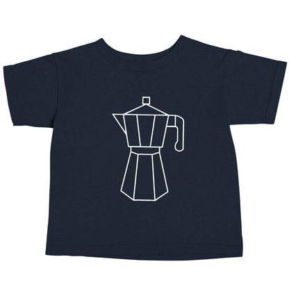 Mokka pot  navy baby toddler Tshirt 2 Years