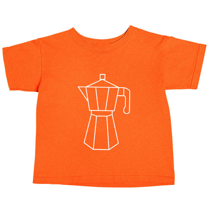 Mokka pot  orange baby toddler Tshirt 2 Years