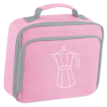 Mokka pot  insulated pink lunch bag cooler