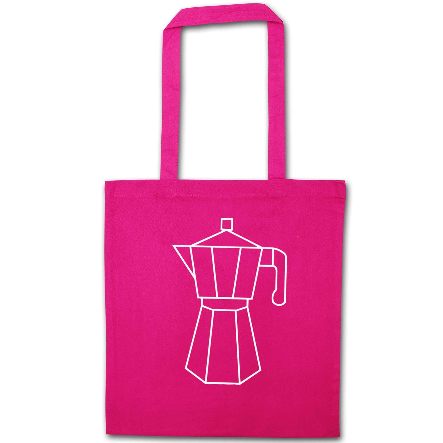 Mokka pot  pink tote bag