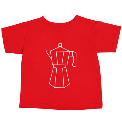Mokka pot  red baby toddler Tshirt 2 Years
